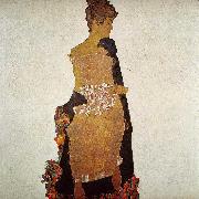 Egon Schiele Portrait of Gerti Schiele painting